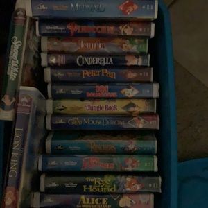 Black Diamond collector vhs Disney movies.